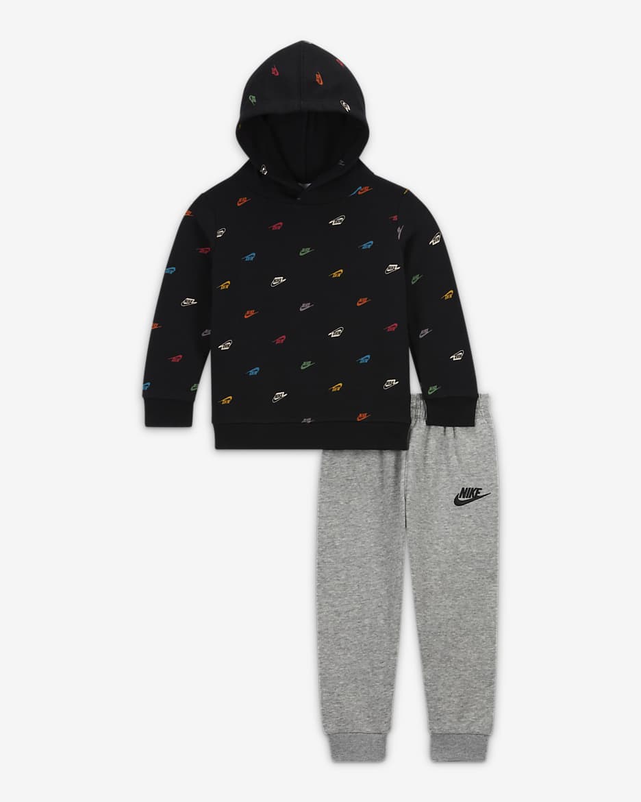 Nike Sportswear Club Printed Hoodie Set Baby 2 Piece Hoodie Set